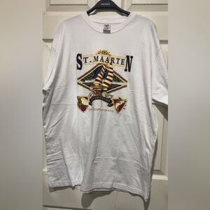 VTG St Maarten Paradise Resort white t-shirt Size XXL #islandvibes #summer